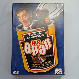 Mr Bean The Whole Bean DVD Set Rowan Atkinson 14 Episodes A&E 3-Disc 73396170830